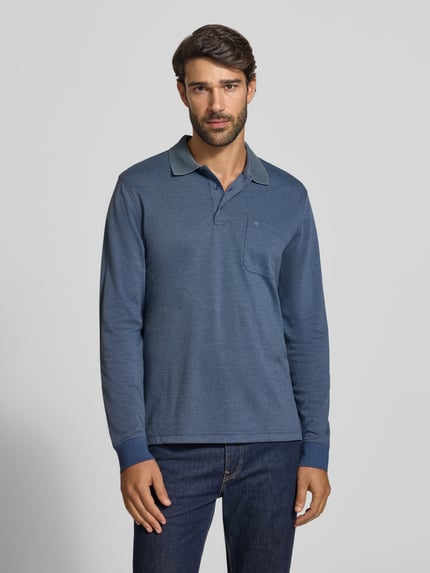 Christian Berg Men Regular Fit Poloshirt mit Baumwoll-Anteil Rauchblau 4