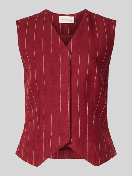 Weste aus Leinen-Mix Modell 'Claritte' Shop The Look MANNEQUINE