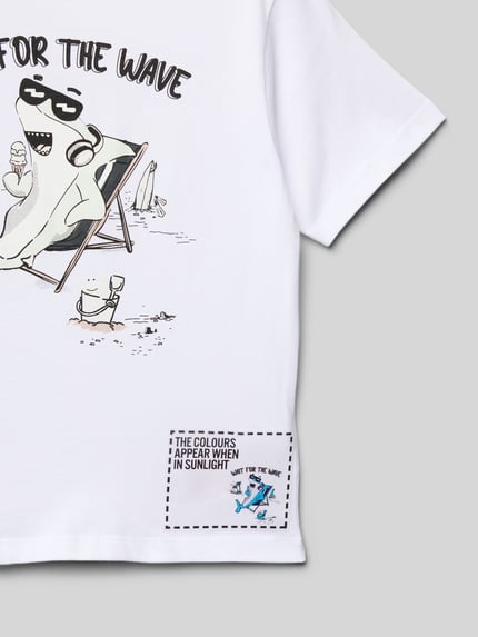 NAME IT T-Shirt mit Motiv-Print Weiss 2