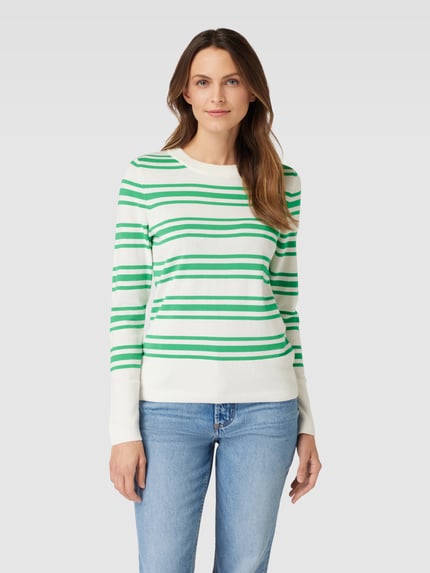 Esprit Pullover mit gerippten Abschlüssen Gruen 4
