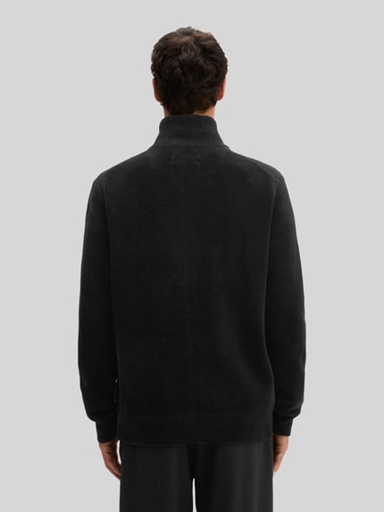 Marc O'Polo Strickjacke mit Zweiwege Reißverschluss Black 5