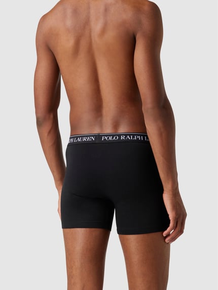 Polo Ralph Lauren Underwear Trunks aus Baumwoll-Mix im 3er-Pack Black 4