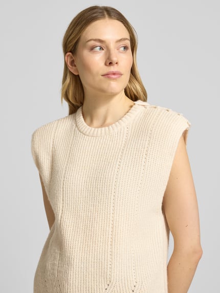 ICHI Spencer met ribboorden, model 'PROVOKE' Offwhite - 3