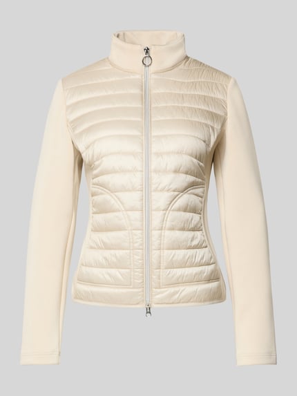 Betty Barclay Slim Fit Steppjacke mit Stehkragen Modell 'August' Beige 2