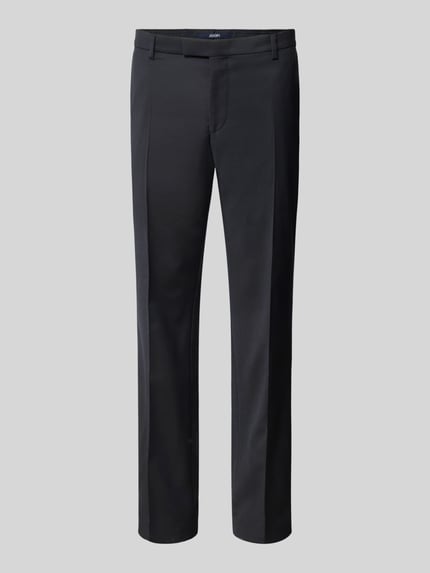 Spodnie od garnituru męskie JOOP! Collection;Mieszanka bawełny i elastanu;Krój slim fit;Model ‘Blayr’;Jednolity kolor;Kanty;Szerokość w pasie w rozmiarze 50: 43 cm;Długość wewnętrzna nogawki w rozmiarze 50: 80 cm Shop The Look MANNEQUINE
