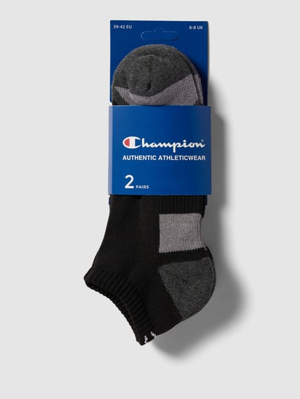 Champion Sneakersokken met all-over motief in een set van 2 paar Zwart - 3