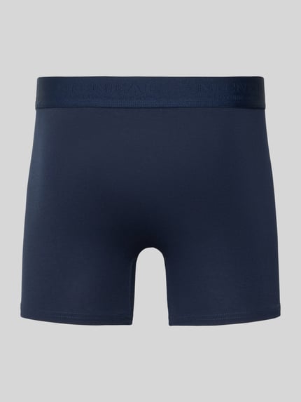 Produktfoto, Slim Fit Boxer mit Logo-Detail im 3er Pack von MCNEAL in Dunkelblau, elastischer Baumwoll-Mix, glatte Struktur, elastischer Bund.
