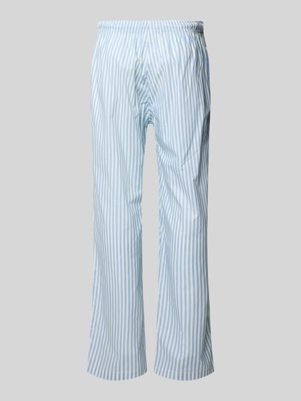 POCKIES Regular Fit Pyjama-Hose mit elastischem Bund Hellblau 3