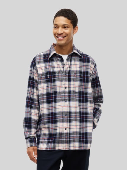 Tommy Hilfiger Regular fit vrijetijdsoverhemd met borstzak Lichtrood - 4