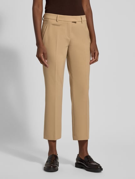 SEDUCTIVE Slim Fit Stoffhose in verkürzter Passform Modell 'MARY' Sand 4