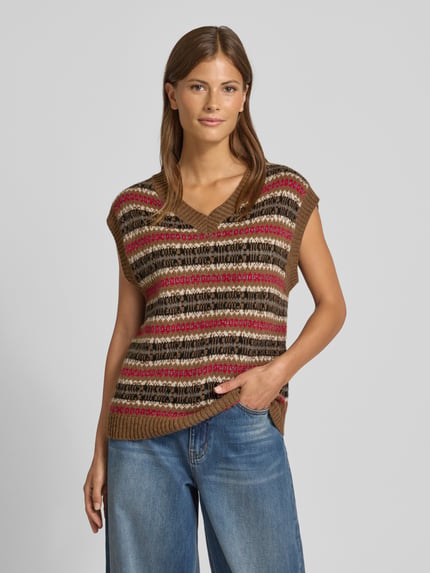 Weekend Max Mara Regular Fit Pullunder aus reiner Alpakawolle Camel 4