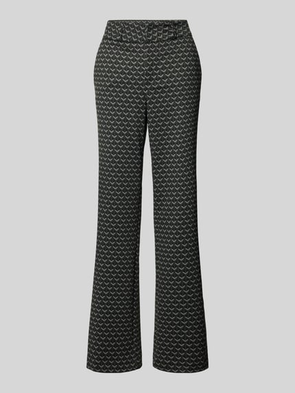 ANGELS Regular Fit Stoffhose mit elastischem Bund Modell 'LARA CHIC' Dunkelgruen 2