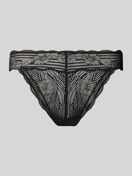 Triumph Brazilian slip met kant model 'LIFT SMART' Zwart - 1