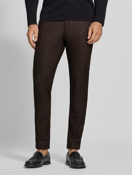 Brax Tapered Fit Jogpants mit Viskose-Anteil Modell 'Phil KBE' Mittelbraun 4