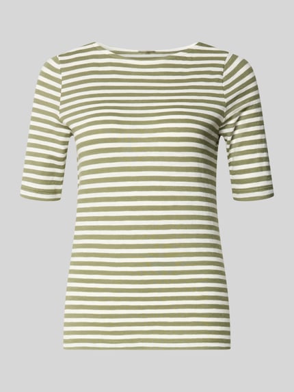 s.Oliver RED LABEL relaxed fit T-shirt van puur katoen Lindegroen - 2