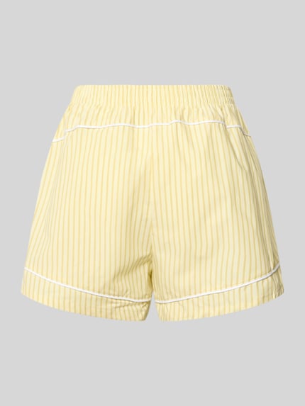 Calvin Klein Underwear Regular Fit Pyjama Shorts aus reiner Baumwolle Hellgelb 3