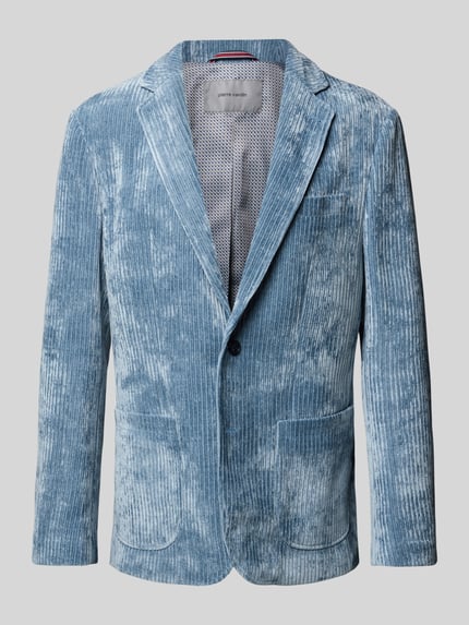 Pierre Cardin Slim Fit Sakko aus Cord Modell 'Maurice' Petrol 2