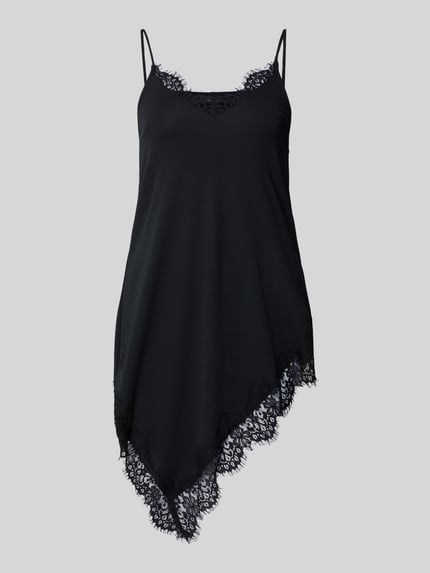 Gina Tricot Top met bandjes met kant Zwart - 2