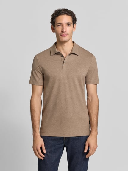 BOSS Poloshirt mit Logo-Stitching Palosh 30 Taupe 4