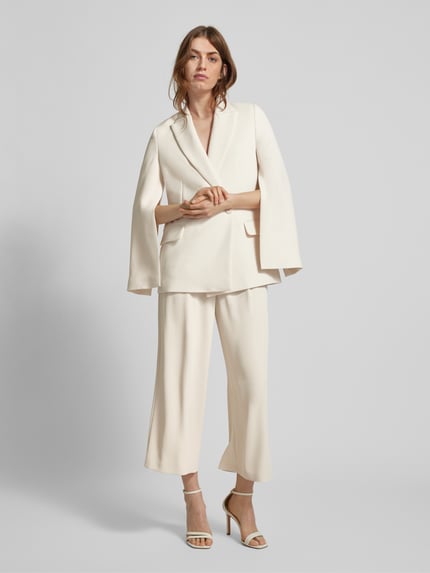 Jake*s Collection Blazer mit Pattentaschen Ecru 1