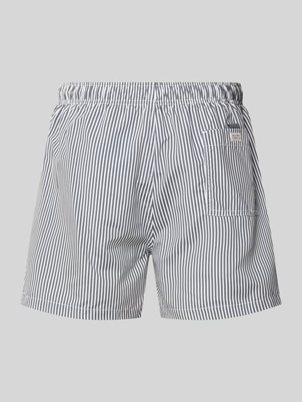 MCNEAL Badehose mit Gesäßtasche und Label-Patch Anthrazit 3