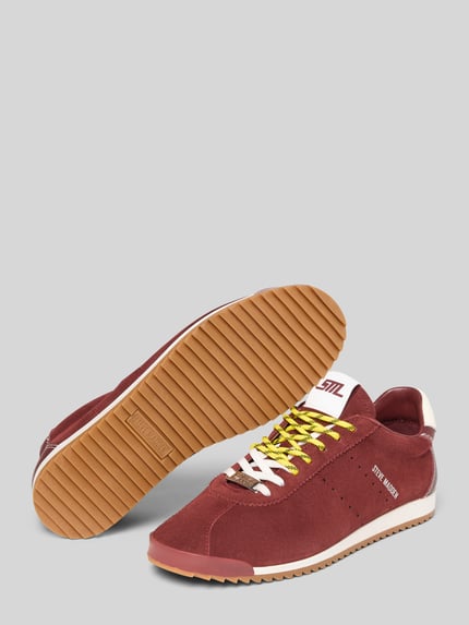 Steve Madden Sneakers met vetersluiting Model 'MIRAGE-SM' Bordeaux - 4