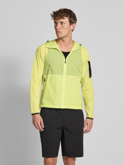 BOSS Green Regular fit jack van lichte geweven ripstop Lichtgroen - 4