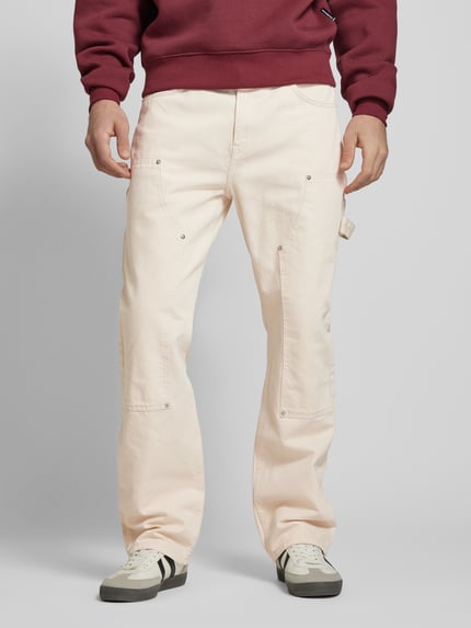 2Y Studios Straight Leg Jeans im 5-Pocket-Design Modell 'HALDOR' Offwhite 4