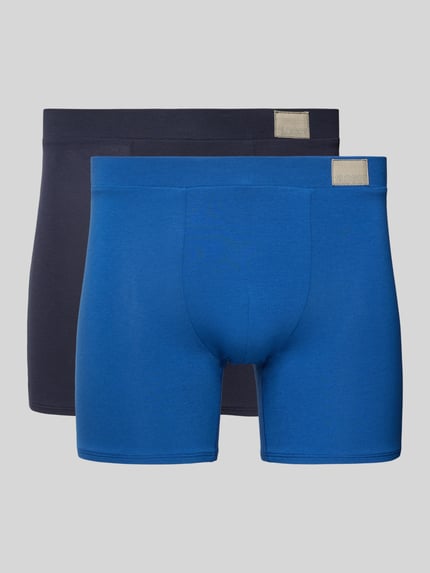 Sloggi Trunks mit Teilungsnähten im 2er-Pack Blau 1