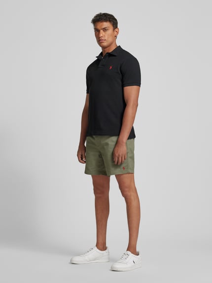 Polo Ralph Lauren Poloshirt met labelstitching Zwart - 1