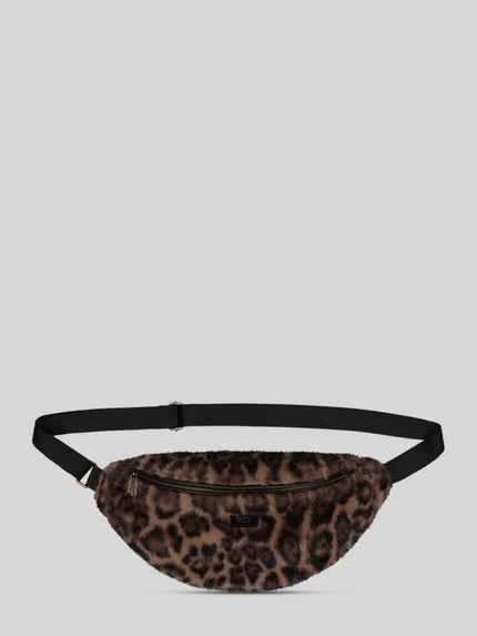 Barts Bauchtasche mit Animal-Print Hellbraun 1