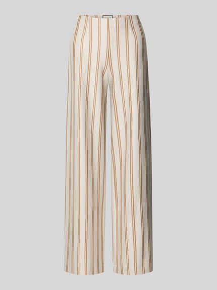 Produktfoto, Stoffhose mit elastischem Bund Modell 'KIMBERLEY' von SEDUCTIVE im Streifen-Design, Viskose-Mix mit Stretch-Anteil, lockerer Schnitt.