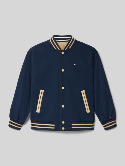 Tommy Hilfiger Teens Regular fit omkeerbare blouson van katoen Camel - 4