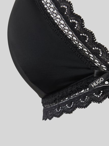 HUGO BH mit Spitzenbesatz Modell 'UNIQUE' Black 2