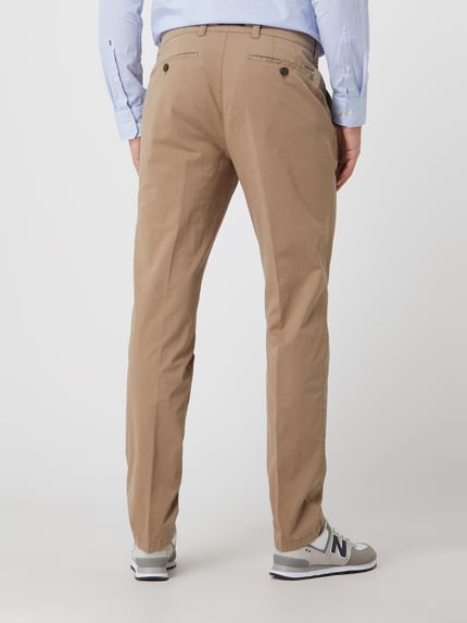 EUREX by Brax comfort fit stoffen broek met Franse steekzakken model 'JIM' Beige - 6