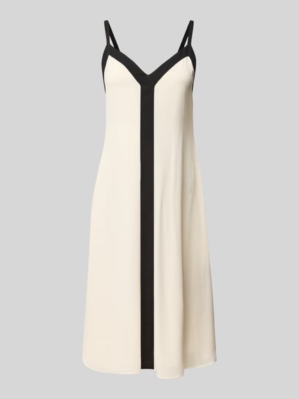 Lauren Ralph Lauren Mini-jurk met V-hals, model 'KOLORA' Offwhite - 2