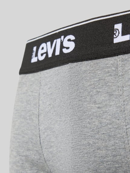 Levi's® Trunks mit Label-Bund im 3er-Pack Mittelgrau 2
