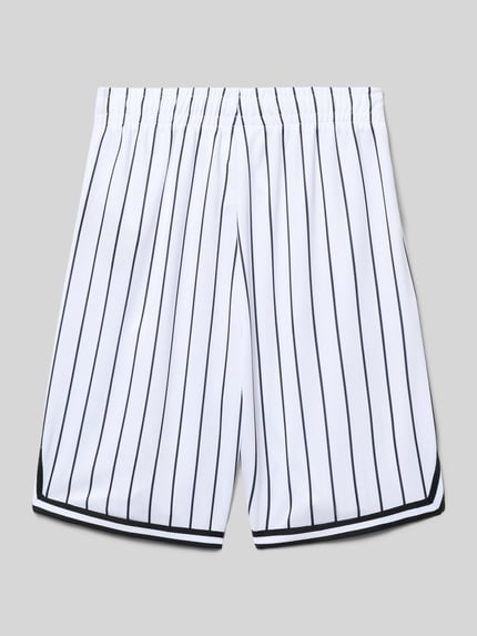 Karl Kani Regular Fit Shorts mit Logo-Stitching Weiss 3
