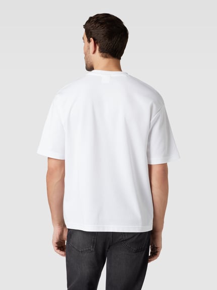 Selected Loose Fit T-Shirt mit Rundhalsausschnitt Modell 'OSCAR' Weiss 5