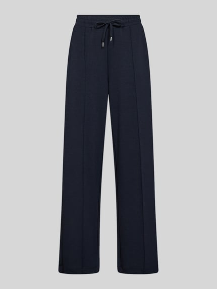 Soyaconcept Regular Fit Hose mit High Waist Jersey Marine 2