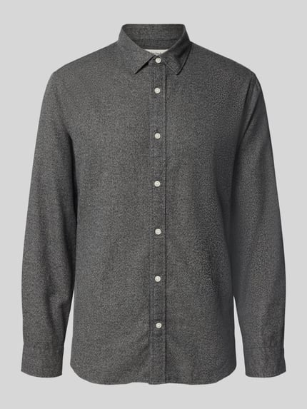 Selected Regular fit vrijetijdsoverhemd van puur katoen, model 'NOAH' Middengrijs - 2