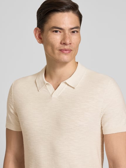 s.Oliver RED LABEL Regular Fit Poloshirt aus reiner Baumwolle Black 3