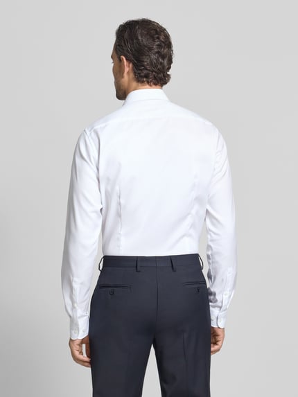 Jake*s Regular Fit Business-Hemd mit extra langem Arm Weiss 5