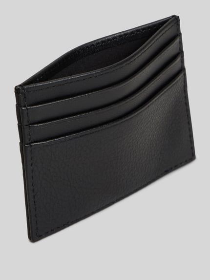 Tommy Hilfiger Portemonnaie aus echtem Rindsleder Modell 'CORP CC HOLDER' BLACK 3