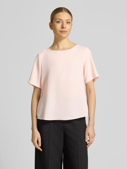 s.Oliver BLACK LABEL Regular Fit Blusenshirt mit Nahtreißverschluss Rose 4