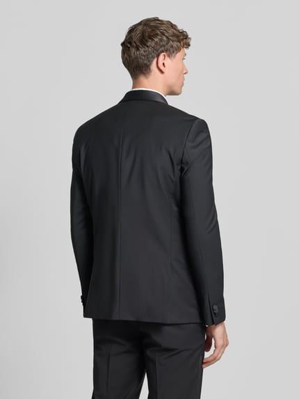HUGO Regular Fit Sakko aus Wolle mit Schalkragen Black 5