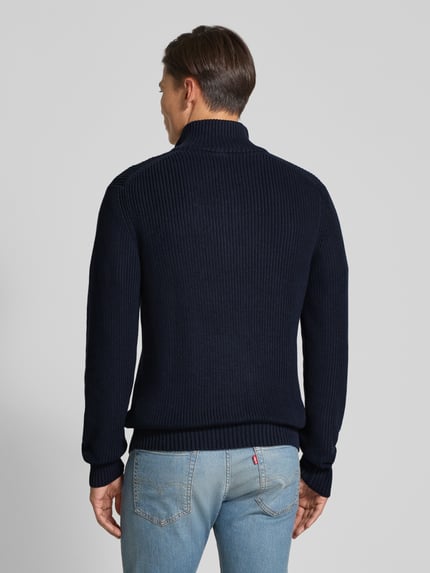MCNEAL Strickpullover mit Troyer-Kragen Marine 5