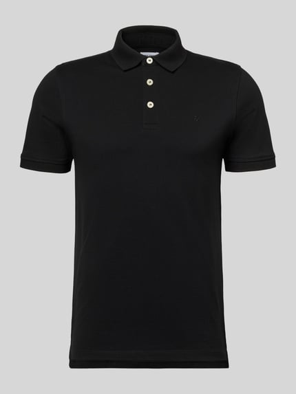 Slim Fit Poloshirt mit Viskose-Anteil Modell 'Paulos' Shop The Look MANNEQUINE