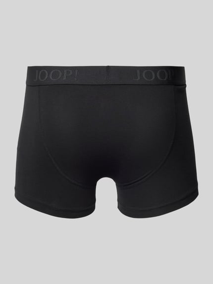 JOOP! COLLECTION Boxershort met elastische band met label in een set van 3 stuks BLACK - 3