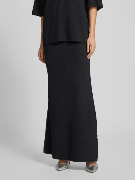 Jake*s Collection Maxirok met structuurmotief Zwart - 4